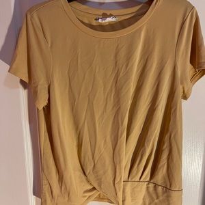 Mustard colored soft tee